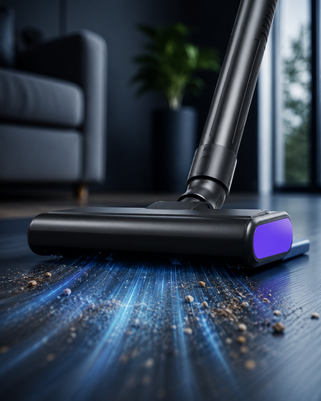 Cordless Vacuum Cleaner with High Power Suction
