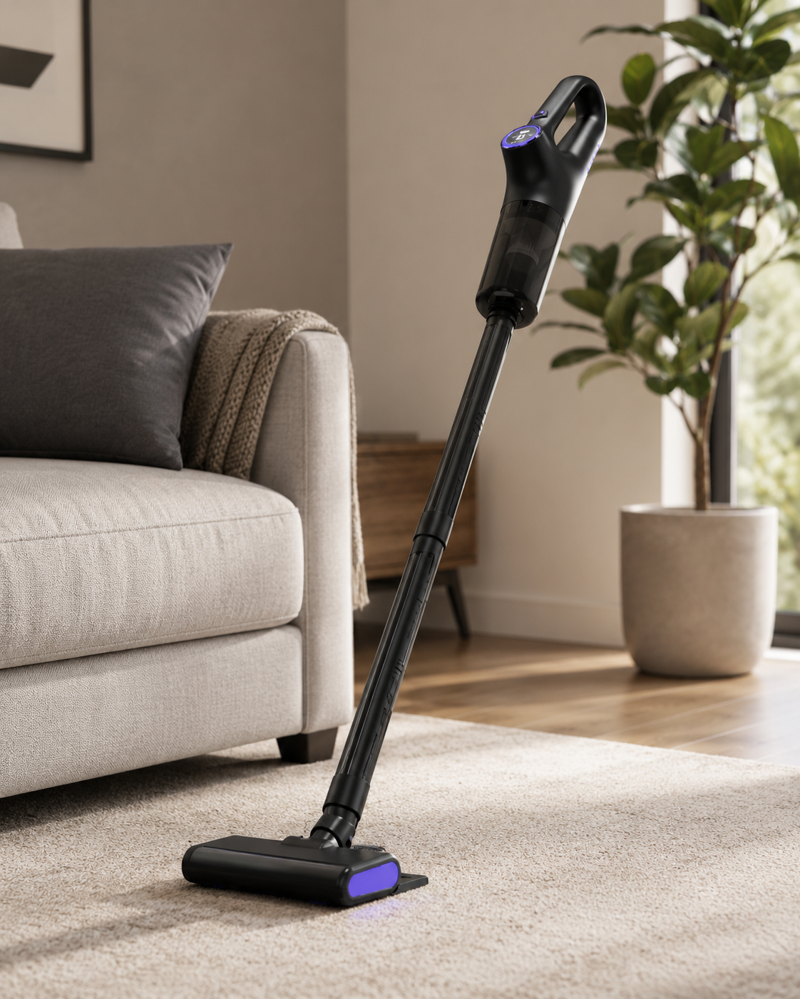 Cordless Vacuum Cleaner with High Power Suction
