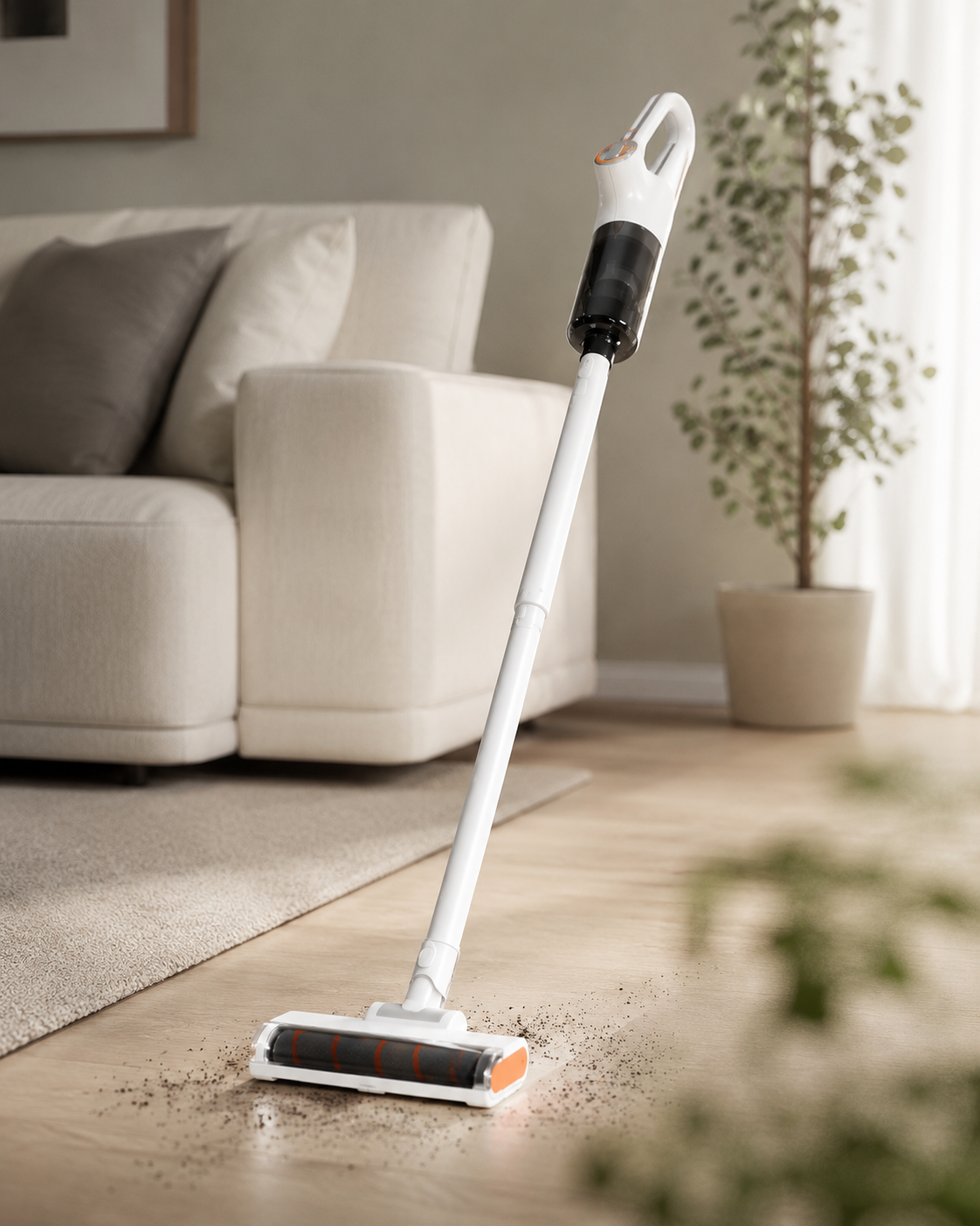 Cordless Vacuum Cleaner with High Power Suction