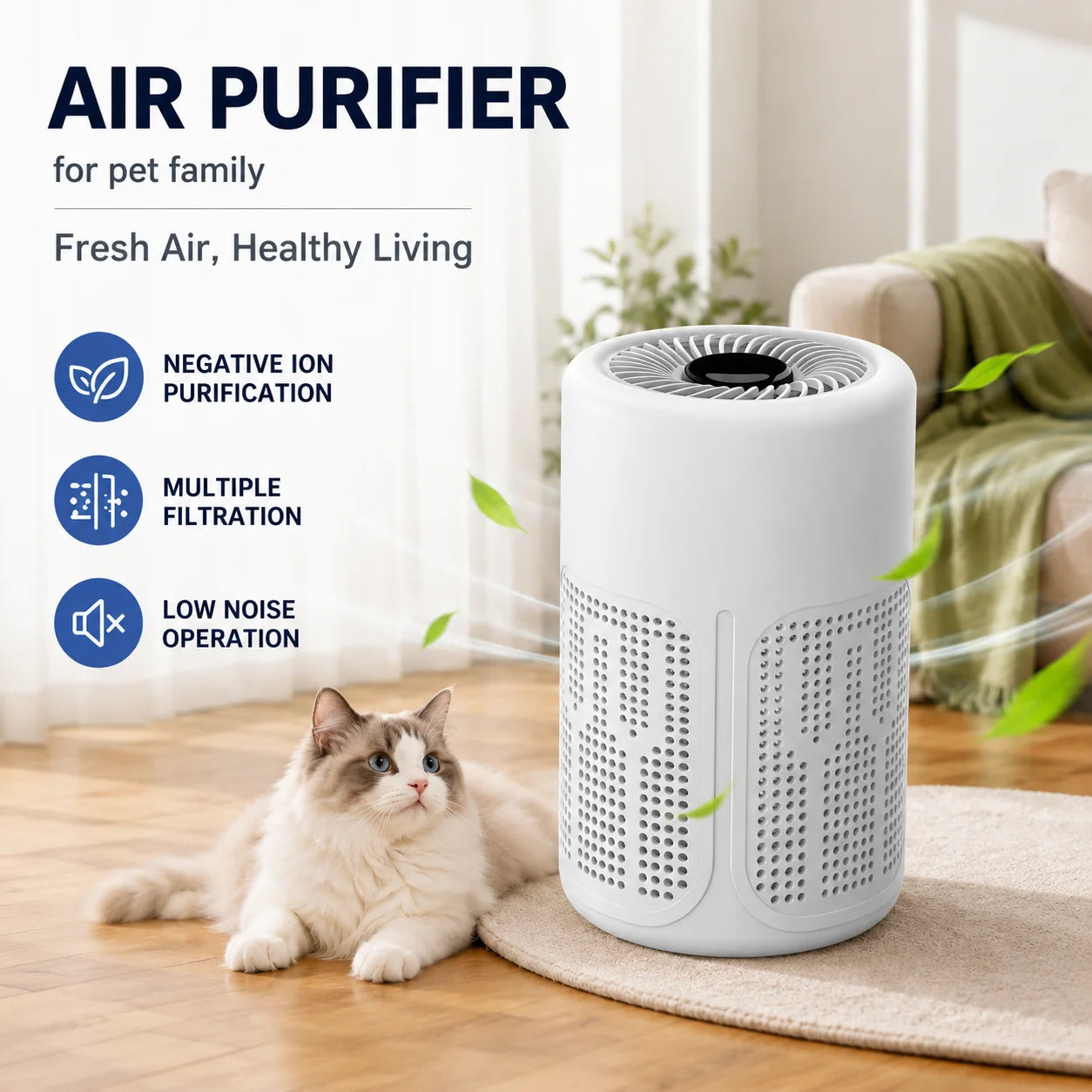 Air Purifier with HEPA Filter